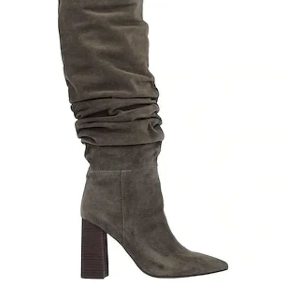 Jeffrey Campbell Suede Slouchy Boots NWT Sz 10 - Picture 3 of 10